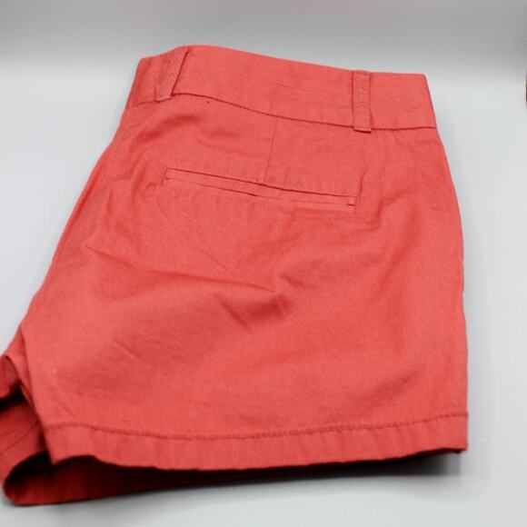 J. Crew Broken In Chino Shorts Coral Size 2 - Picture 7 of 7